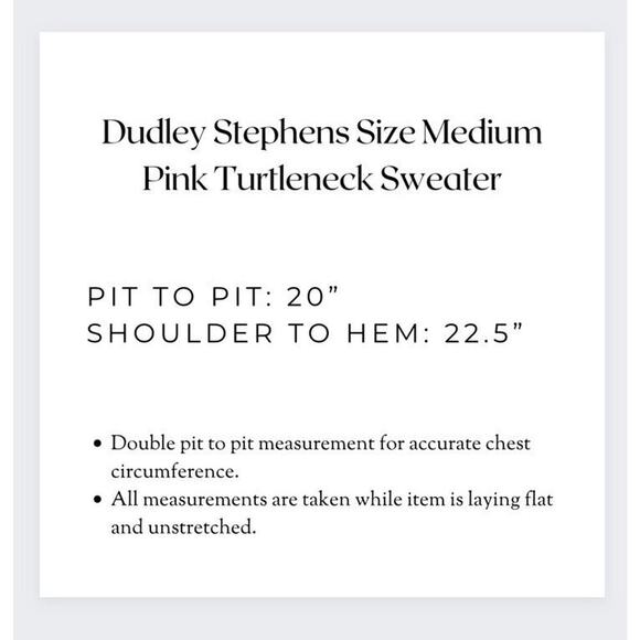 Dudley Stephens Sz Medium Park Slope Fleece Standing Turtleneck Pullover Sweater - Picture 15 of 15